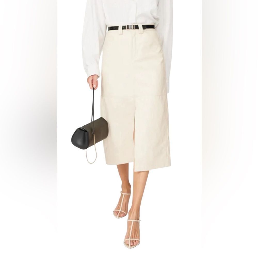 A.L.C. Faux Leather Alden Skirt Size 0